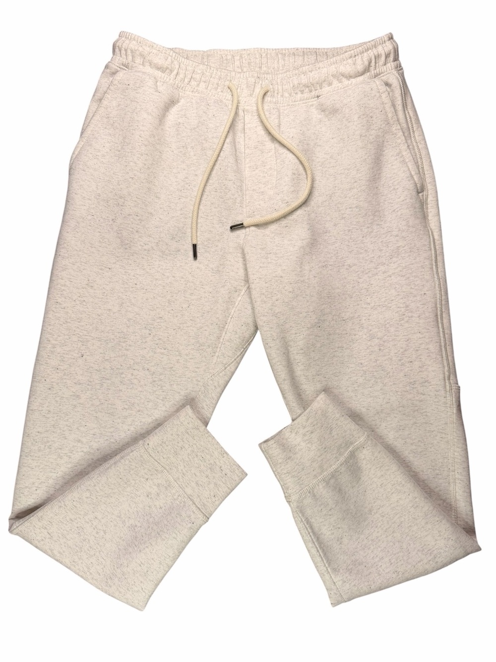 American Eagle Jogger Sweatpants Men’s Medium Off-White Speckled